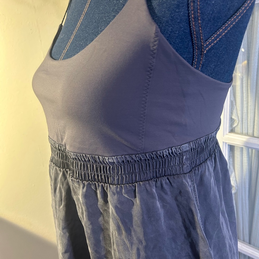 Lululemon babydoll black / grey soft sundress dress tank strap 10 - Picture 6 of 11